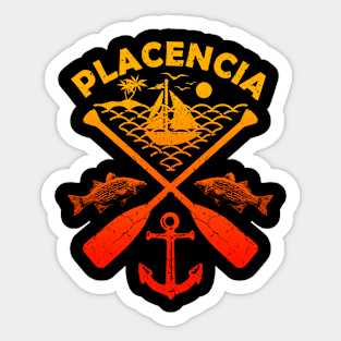 Placencia Beach, Belize, Boat Paddle Sticker